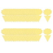 KKmoon 50Pcs Sticky Bug Trap Dual-sided Sticky Flying Traps Indoor Outdoor House Plants Fly Paper for Fruit Fly Fungus Gnat Thrip